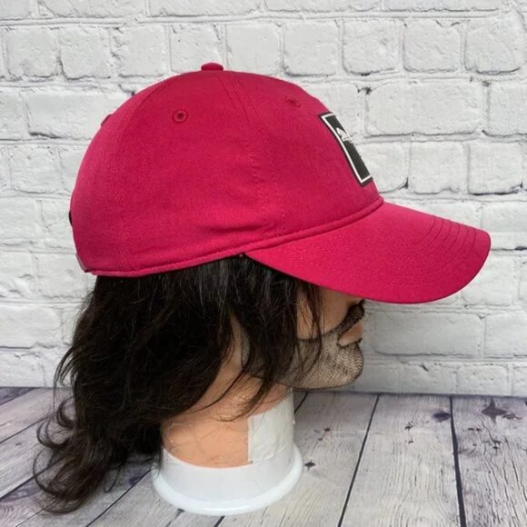 Puma Hat Cap Women Strap Back Pink Running Athletic Gym Workout Fitness Ladies - Picture 4 of 7